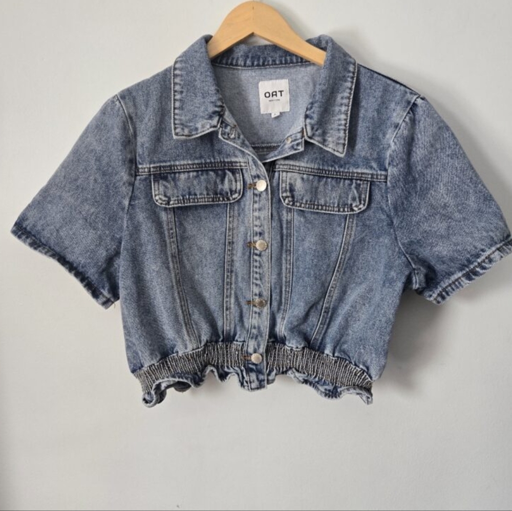 OAT Denim Cropped Jacket